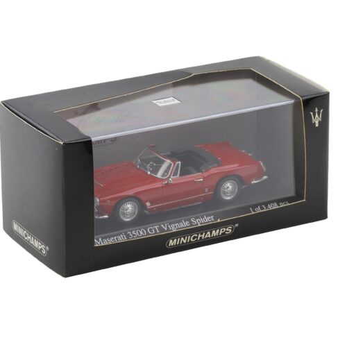 1:43 Minichamps Maserati 3500 GT Vignale Spider 1961 Rosso red