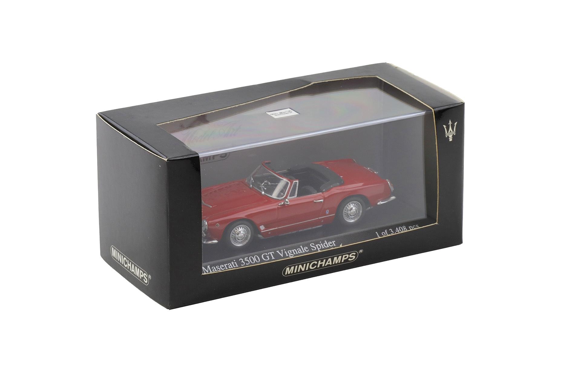 1:43 Minichamps Maserati 3500 GT Vignale Spider 1961 Rosso red