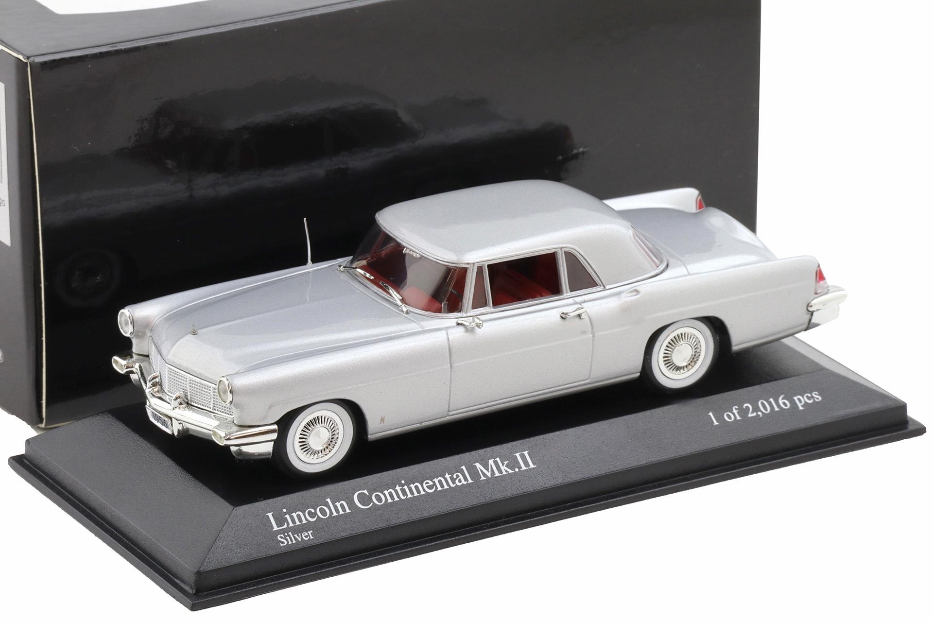 1:43 Minichamps Lincoln Continental MKII silver 1956