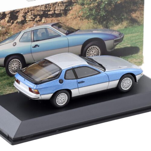 1:43 Spark Porsche 924 Turbo Bi-Color silver/ blue metallic MAP DEALER