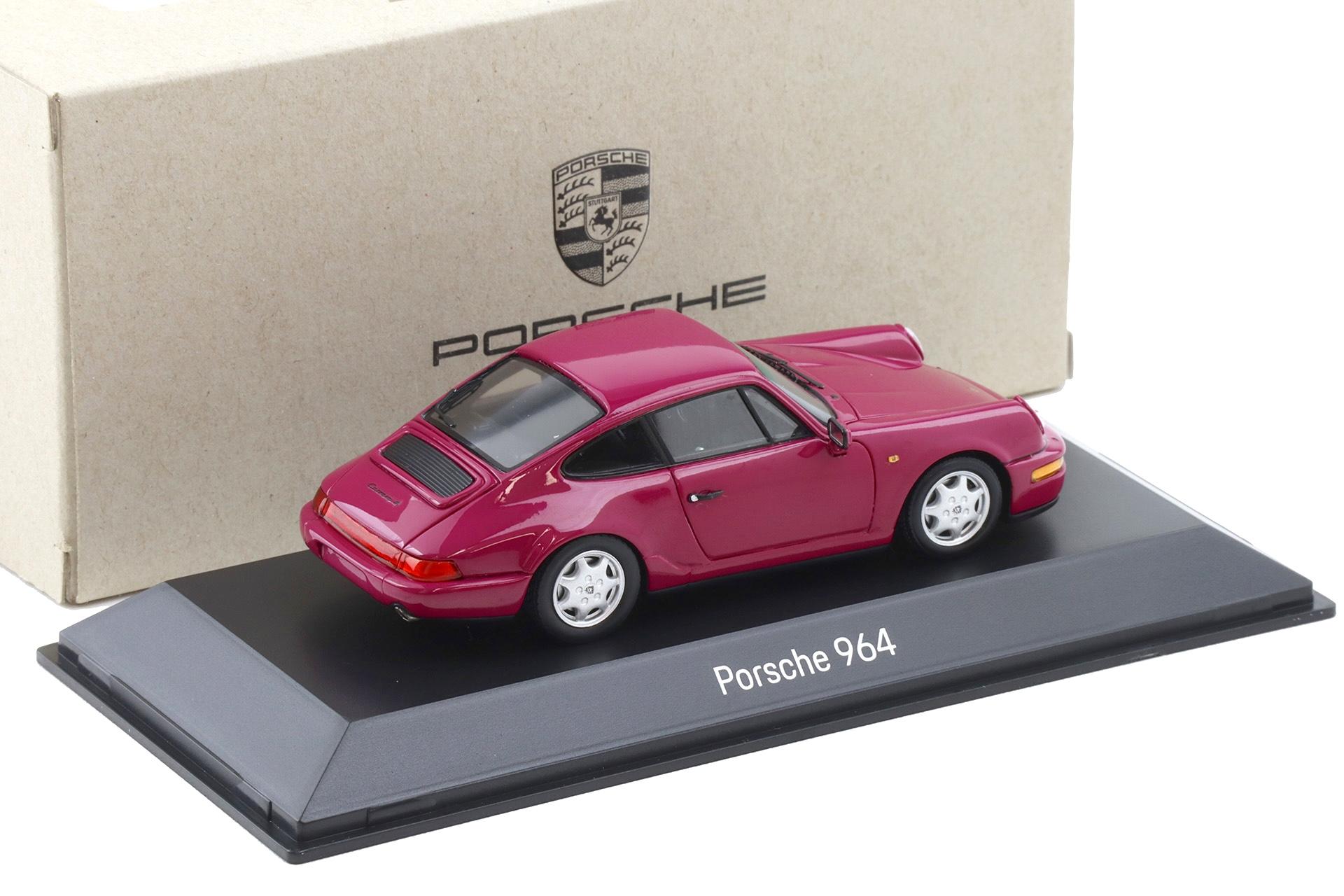1:43 Spark Porsche 911 964 Carrera 4 Rubystone Techno Classica 2018 WAX DEALER