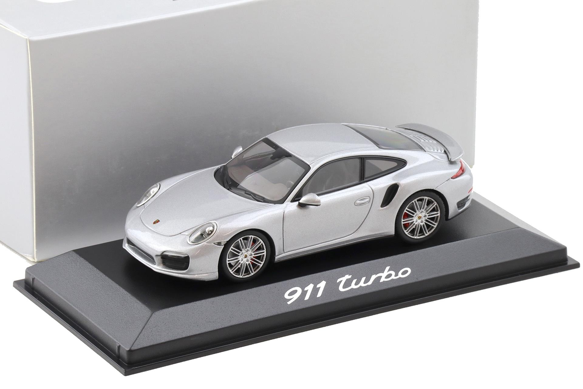 1:43 Minichamps Porsche 911 991 Turbo Coupe GT-silver WAP DEALER