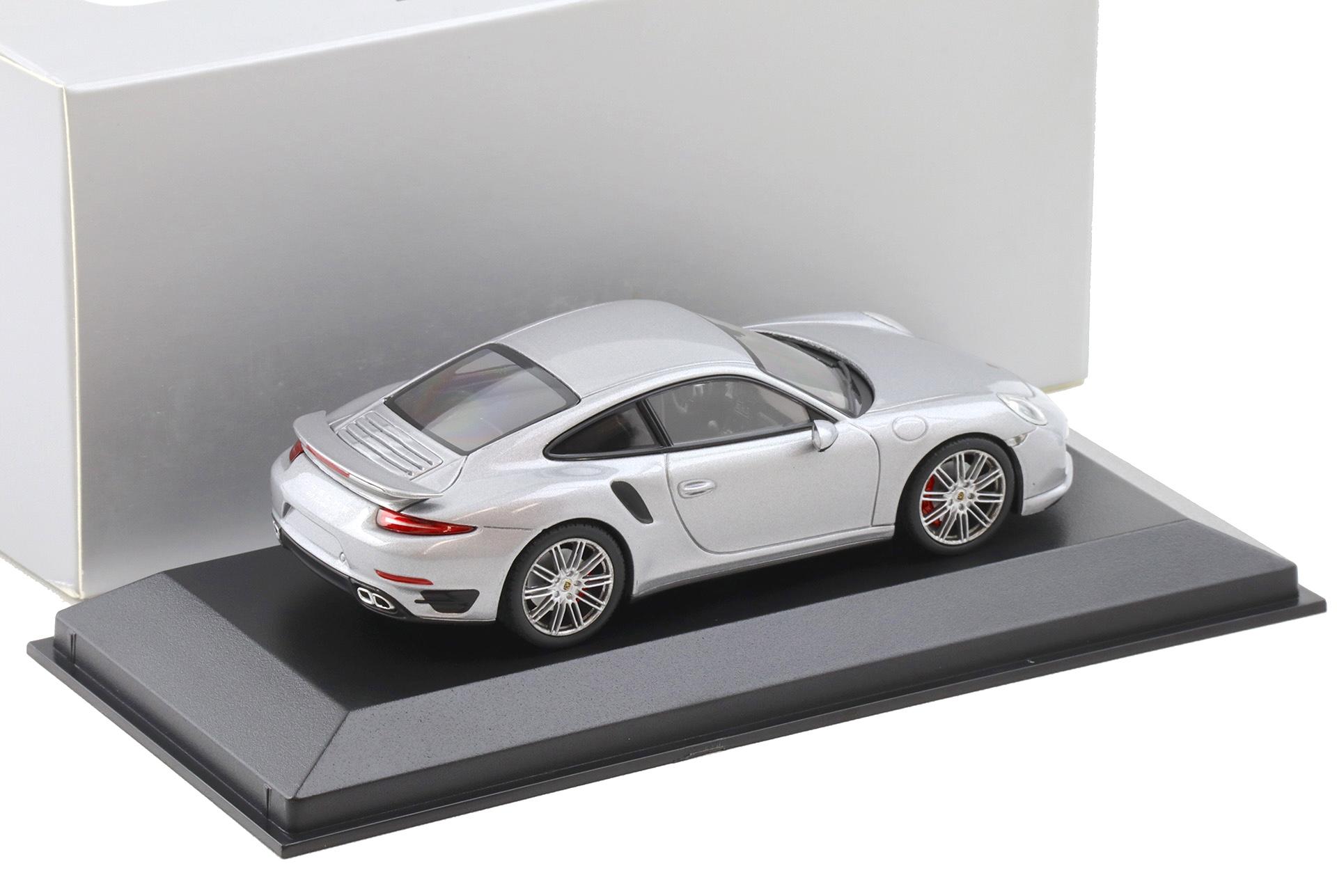1:43 Minichamps Porsche 911 991 Turbo Coupe GT-silver WAP DEALER
