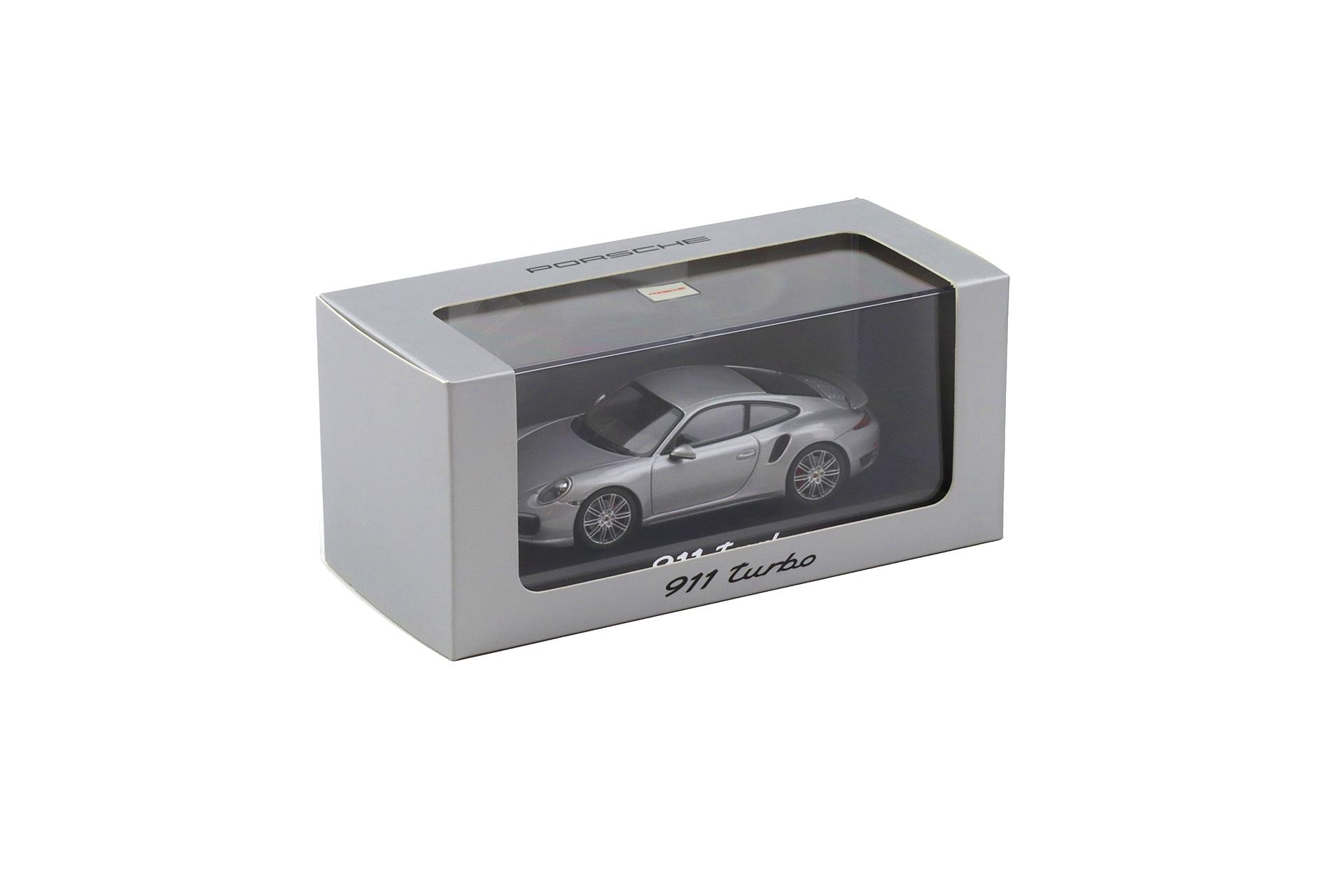 1:43 Minichamps Porsche 911 991 Turbo Coupe GT-silver WAP DEALER