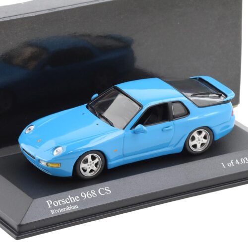 1:43 Minichamps Porsche 968 CS 1993 Riviera blue