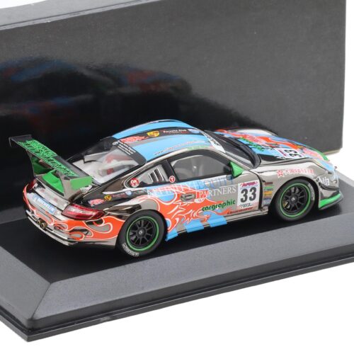 1:43 Minichamps Porsche 911 997 GT3 CupS Weng Sun Mok #33 Winner Asian of Speed 2009
