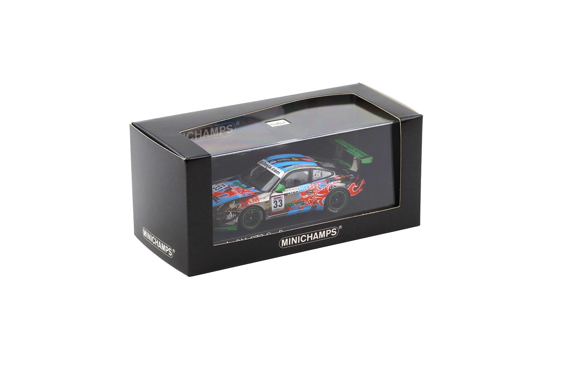 1:43 Minichamps Porsche 911 997 GT3 CupS Weng Sun Mok #33 Winner Asian of Speed 2009