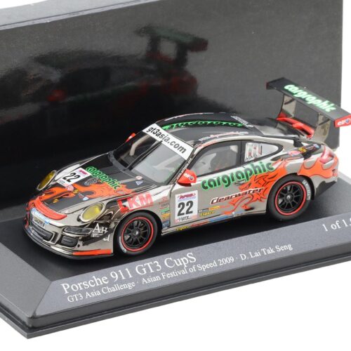 1:43 Minichamps Porsche 911 997 GT3 CupS David Lai Tak Seng #22 Asian of Speed 2009