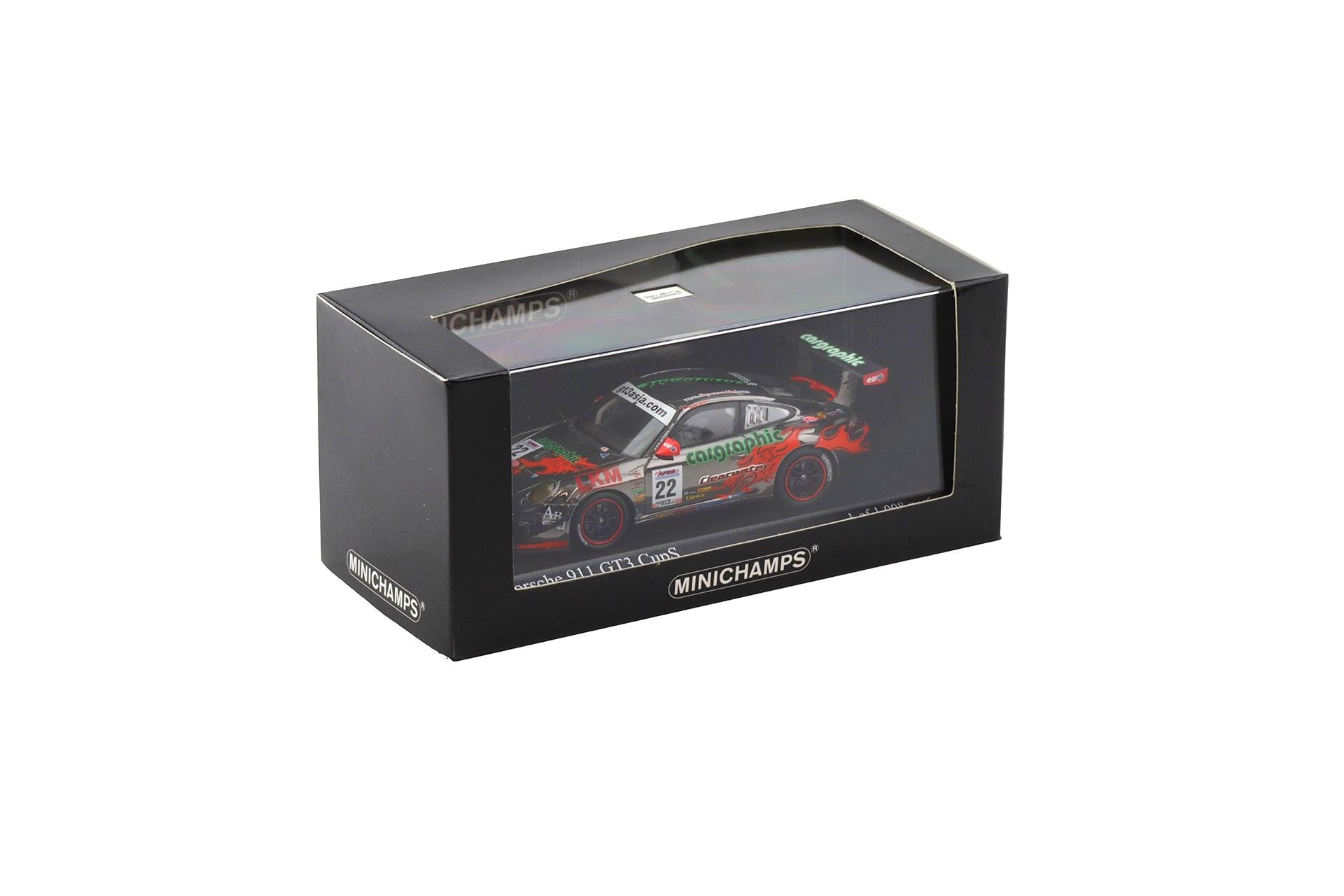 1:43 Minichamps Porsche 911 997 GT3 CupS David Lai Tak Seng #22 Asian of Speed 2009
