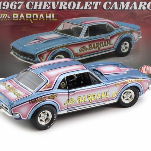 1:18 ACME 1967 Chevrolet Camaro Mr. Bardahl Drag blue metallic A1805735