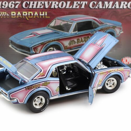 1:18 ACME 1967 Chevrolet Camaro Mr. Bardahl Drag blue metallic A1805735