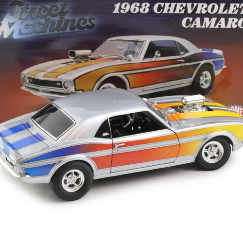 1:18 ACME 1968 Chevrolet Camaro Street Machine silver metallic A1805733
