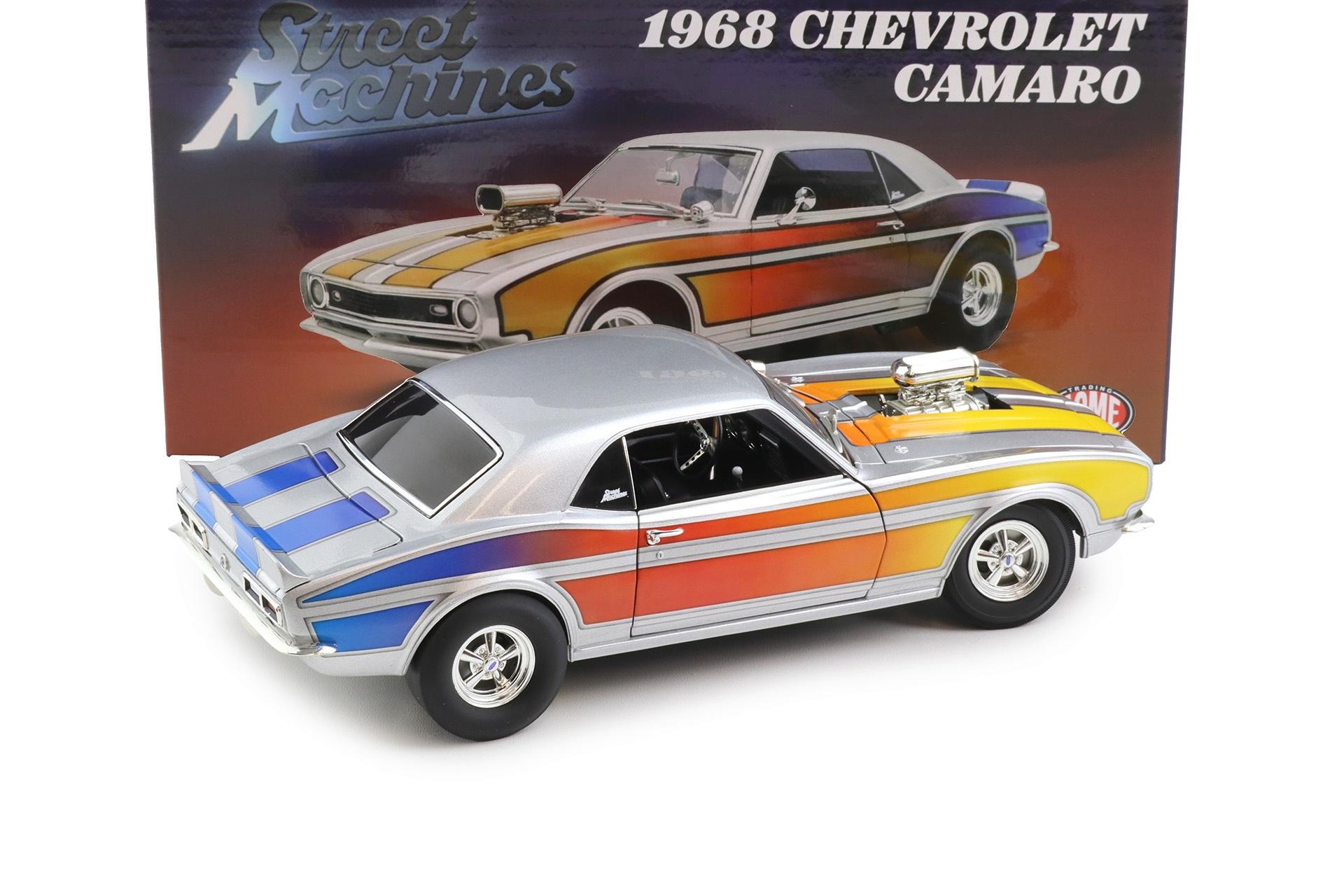 1:18 ACME 1968 Chevrolet Camaro Street Machine silver metallic A1805733