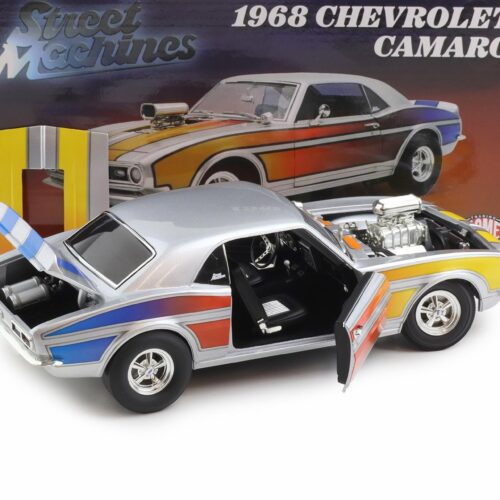 1:18 ACME 1968 Chevrolet Camaro Street Machine silver metallic A1805733