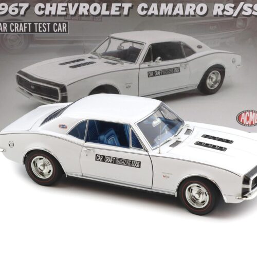 1:18 ACME 1967 Chevrolet Camaro RS/SS Coupe Car Craft Test Car white A1805734
