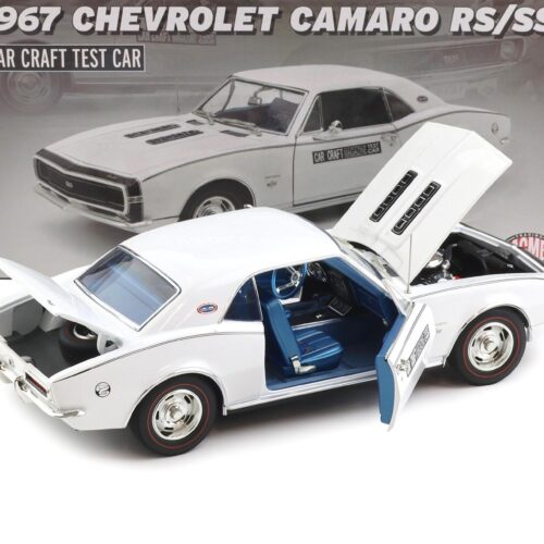 1:18 ACME 1967 Chevrolet Camaro RS/SS Coupe Car Craft Test Car white A1805734
