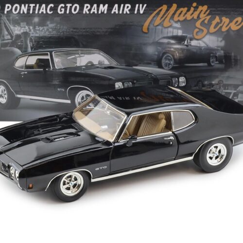 1:18 ACME 1970 Pontiac GTO RAM AIR IV Main Street black A1801229