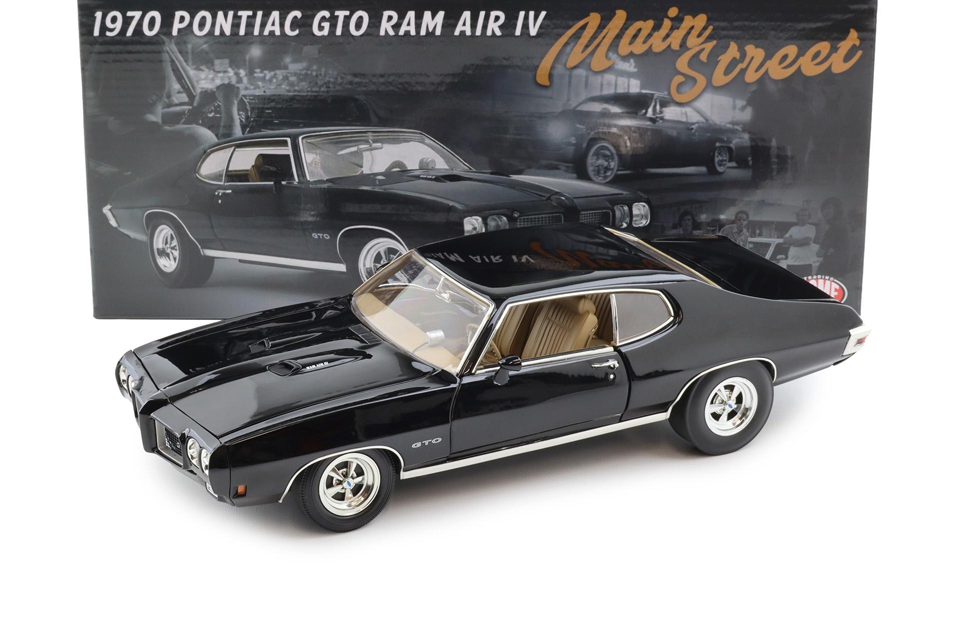 1:18 ACME 1970 Pontiac GTO RAM AIR IV Main Street black A1801229