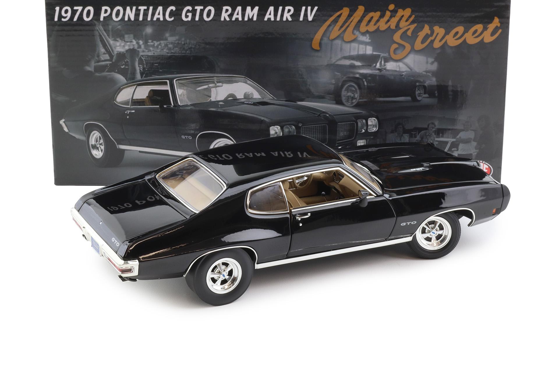1:18 ACME 1970 Pontiac GTO RAM AIR IV Main Street black A1801229