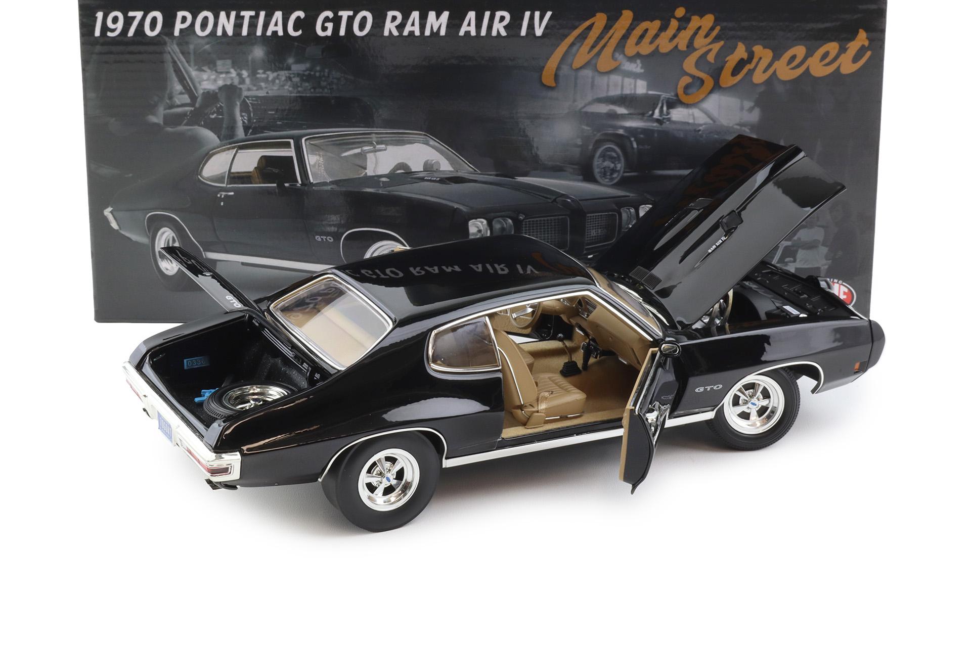 1:18 ACME 1970 Pontiac GTO RAM AIR IV Main Street black A1801229