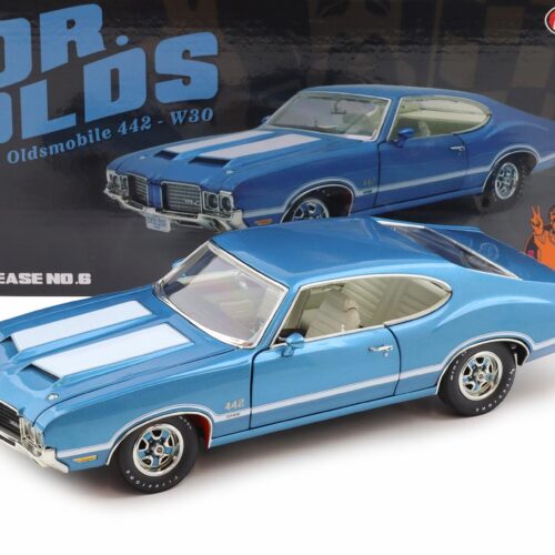 1:18 ACME 1971 Oldsmobile 442 - W30 Coupe Dr. Olds Viking blue A1805632