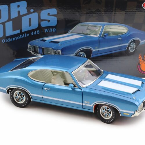 1:18 ACME 1971 Oldsmobile 442 - W30 Coupe Dr. Olds Viking blue A1805632