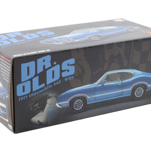 1:18 ACME 1971 Oldsmobile 442 - W30 Coupe Dr. Olds Viking blue A1805632