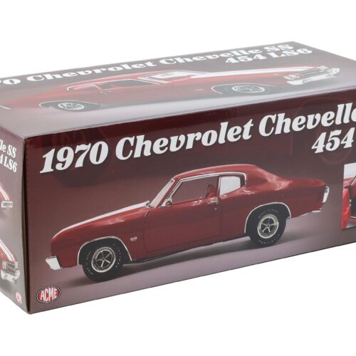 1:18 ACME 1970 Chevrolet Chevelle SS 454 LS6 Coupe Cranberry red A1805530