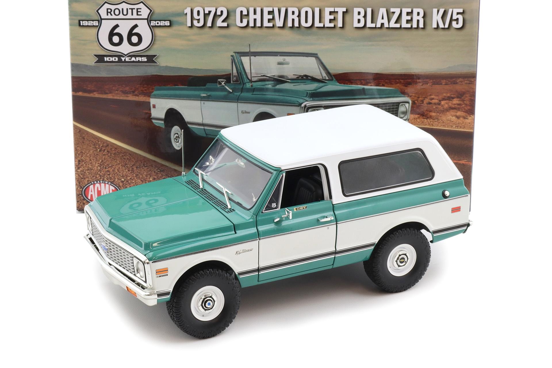 1:18 ACME 1972 Chevrolet Blazer K/5 CST Route 66 - 100th Anniversary A1807717R66