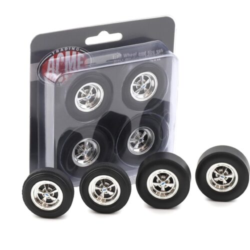 1:18 ACME Cragar Wheel and Tire Set Radsatz Räder 4 pcs. A1801229W