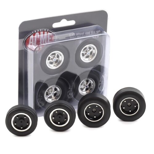 1:18 ACME Cragar Wheel and Tire Set Radsatz Räder 4 pcs. A1801229W