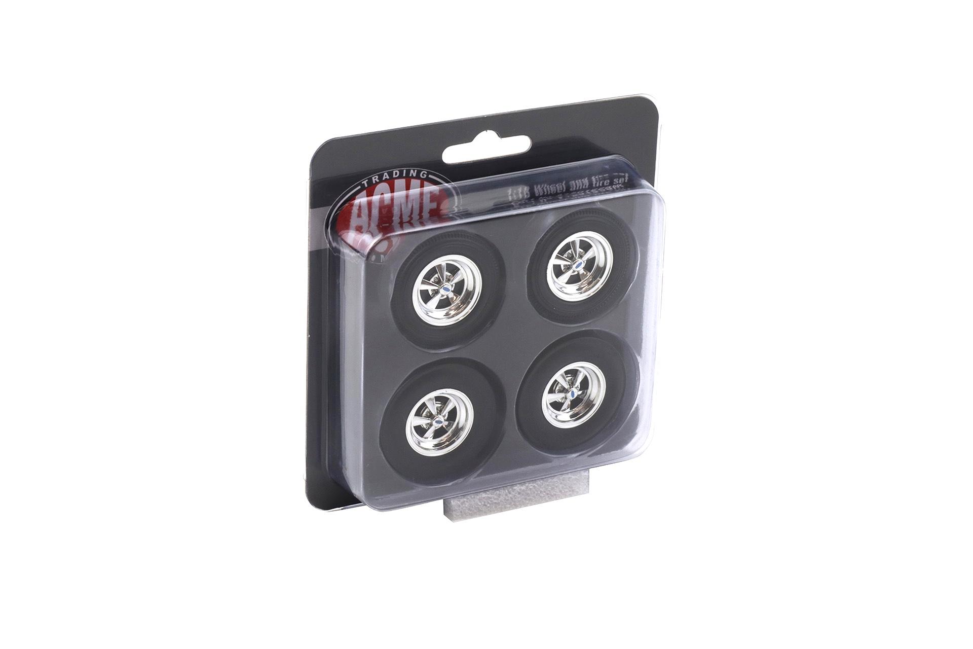 1:18 ACME Cragar Wheel and Tire Set Radsatz Räder 4 pcs. A1801229W