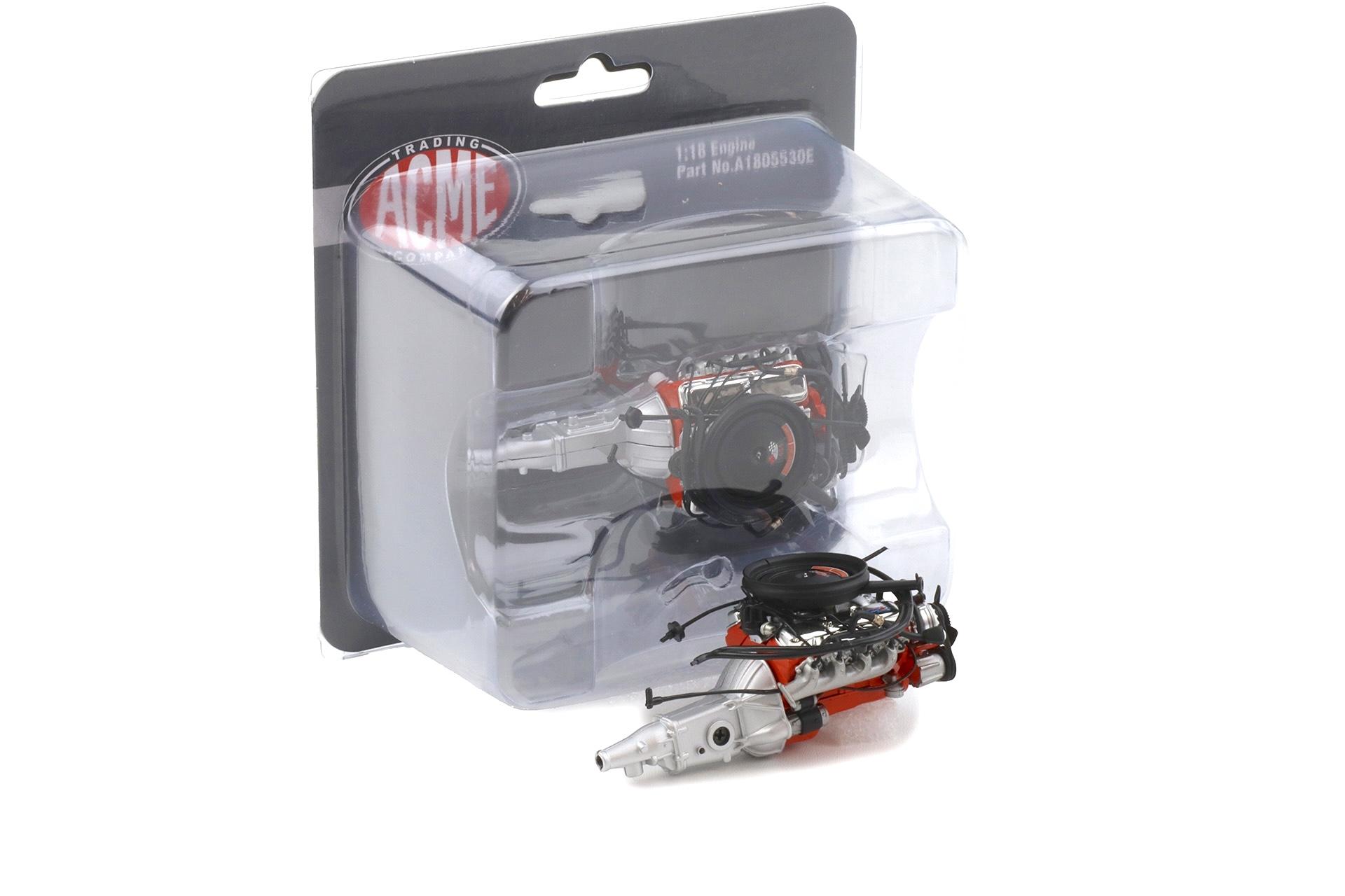 1:18 ACME Chevelle 454 LS6 Motor & Getriebe Engine and trans A1805530E