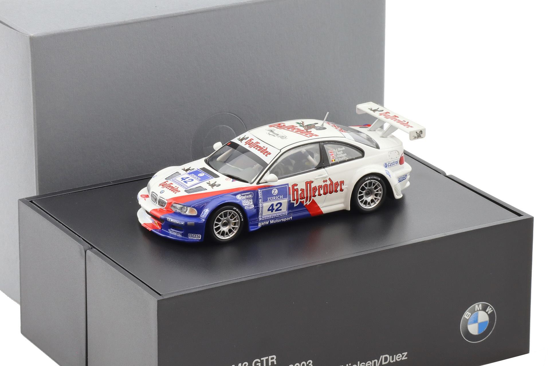 1:43 Minichamps BMW M3 E46 GTR 24h Nürburgring 2003 Stuck/Said DEALER VERSION