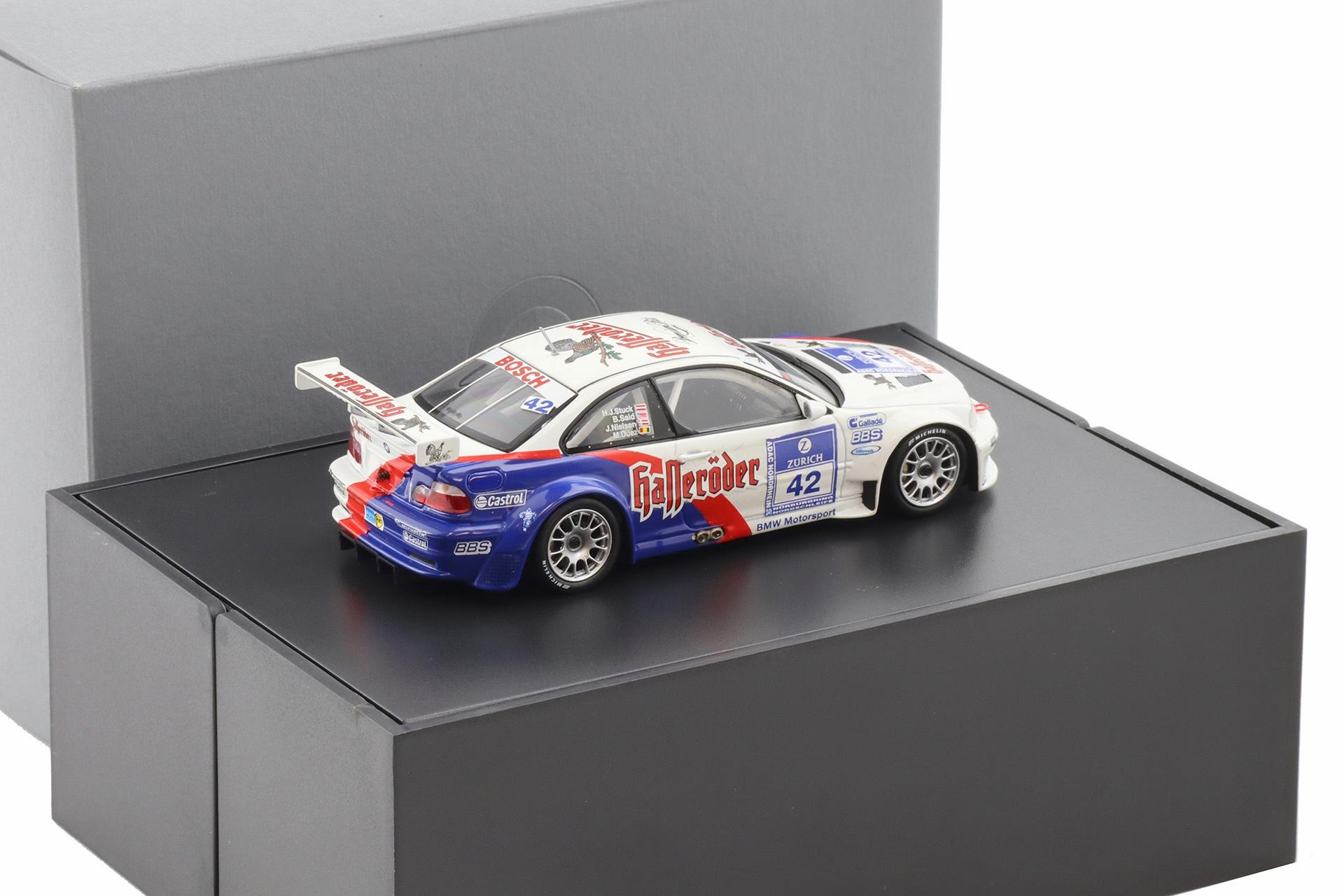 1:43 Minichamps BMW M3 E46 GTR 24h Nürburgring 2003 Stuck/Said DEALER VERSION