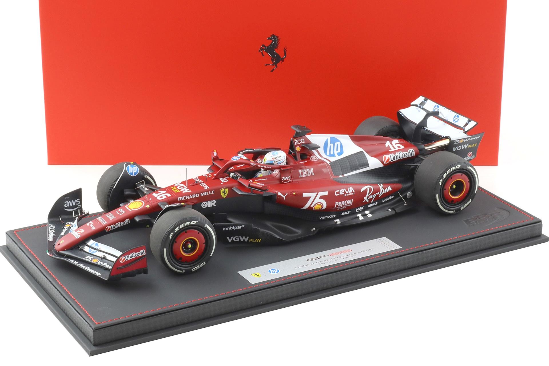 ID 112686 orig 1.jpg 1:18 BBR Ferrari SF-25 F1 Monaco GP 2025 C. Leclerc #16 with Showcase
