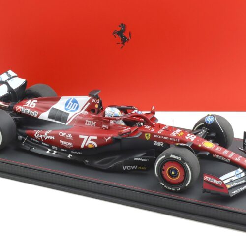 1:18 BBR Ferrari SF-25 F1 Monaco GP 2025 C. Leclerc #16 with Showcase