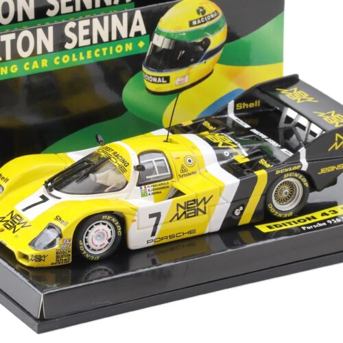 1:43 Minichamps Porsche 956 K 1984 New Man #7 Ayrton Senna Collection