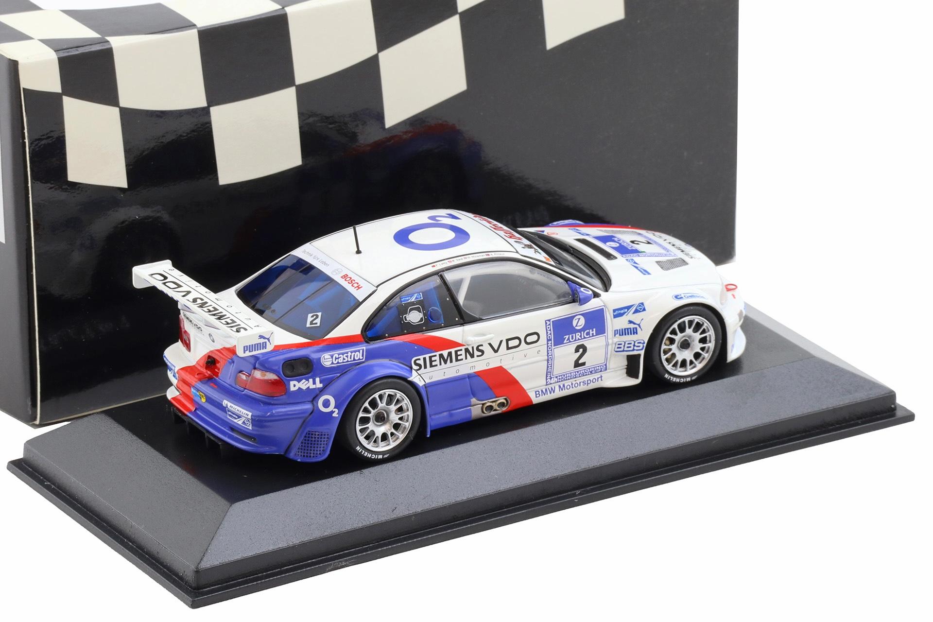 1:43 Minichamps BMW M3 E46 GTR ADAC 24h 2005 #2 Lamy/ Said/ Huisman/ Priaulx