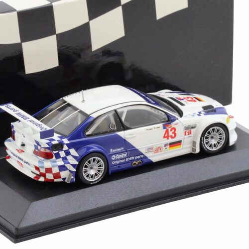 1:43 Minichamps BMW M3 E46 GTR ALMS Petit Le Mans 2001 Müller/ Müller #43
