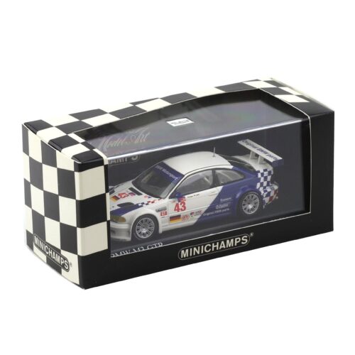 1:43 Minichamps BMW M3 E46 GTR ALMS Petit Le Mans 2001 Müller/ Müller #43