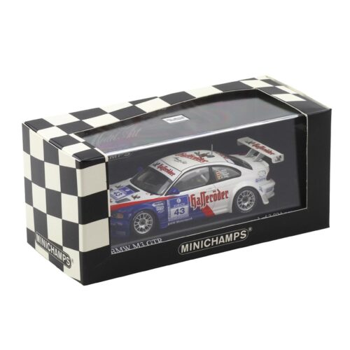 1:43 Minichamps BMW M3 E46 GTR ADAC 24h 2001 Müller/ Müller/ Hürtgen/ Duez #43