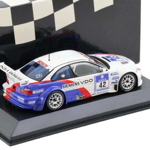1:43 Minichamps BMW M3 E46 GTR ADAC Winners 24h 2004 Müller/ Stuck/ Lamy #42