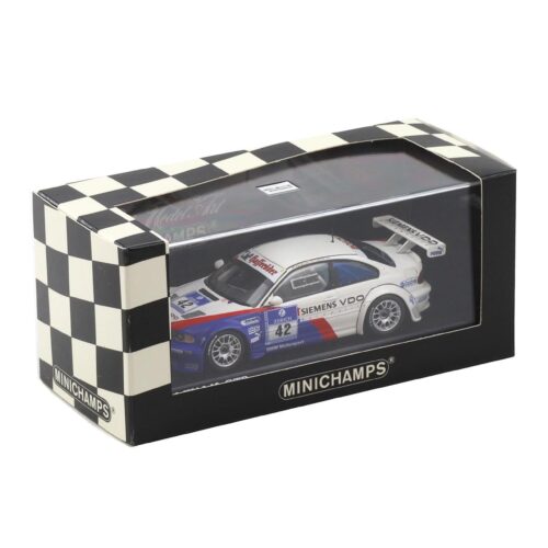 1:43 Minichamps BMW M3 E46 GTR ADAC Winners 24h 2004 Müller/ Stuck/ Lamy #42
