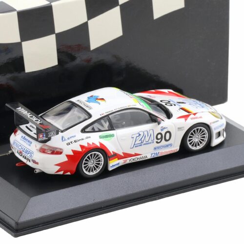 1:43 Minichamps Porsche 911 996 GT3 RS T2M 1000km SPA 2004 Ickx/Rabineau/Tinseau