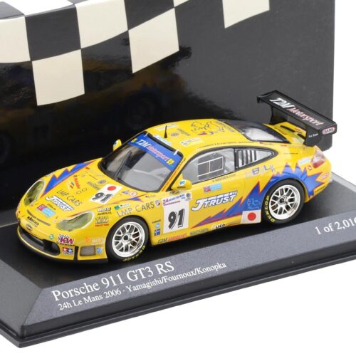 1:43 Minichamps Porsche 911 996 GT3 RS 24h Le Mans 2006 Yamagishi/ de Fourmoux #91