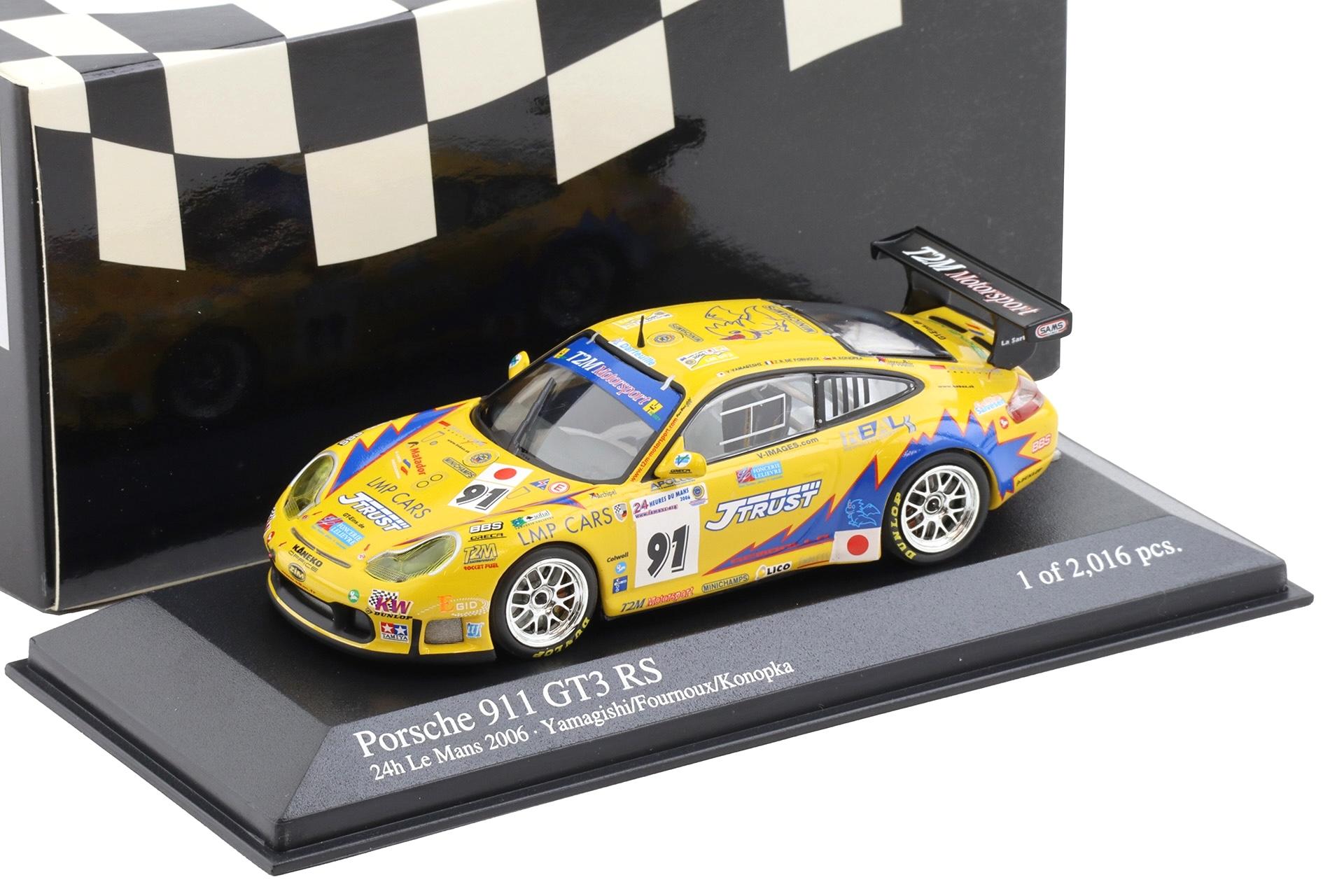 ID 112738 orig.jpg 1:43 Minichamps Porsche 911 996 GT3 RS 24h Le Mans 2006 Yamagishi/ de Fourmoux #91