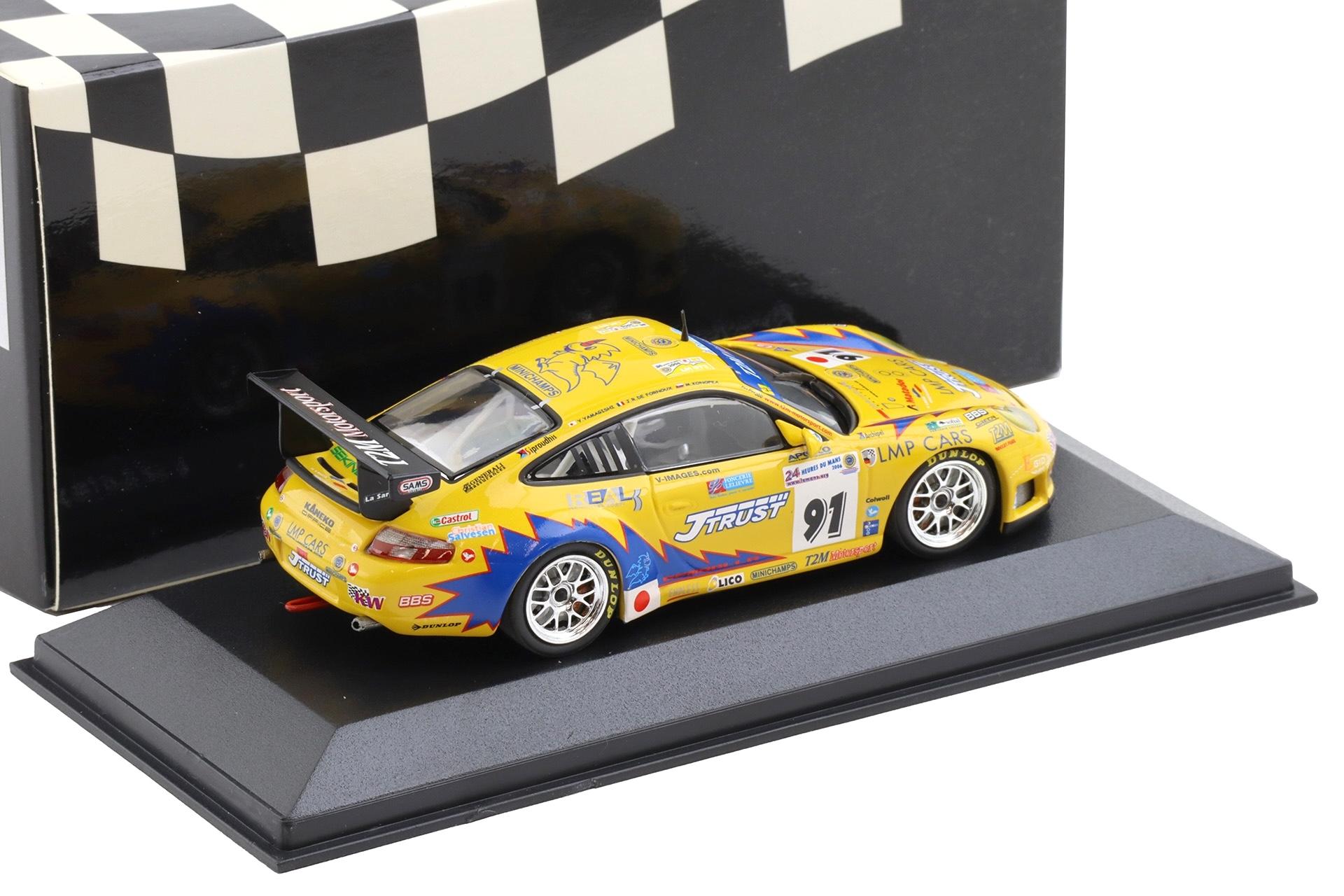 1:43 Minichamps Porsche 911 996 GT3 RS 24h Le Mans 2006 Yamagishi/ de Fourmoux #91