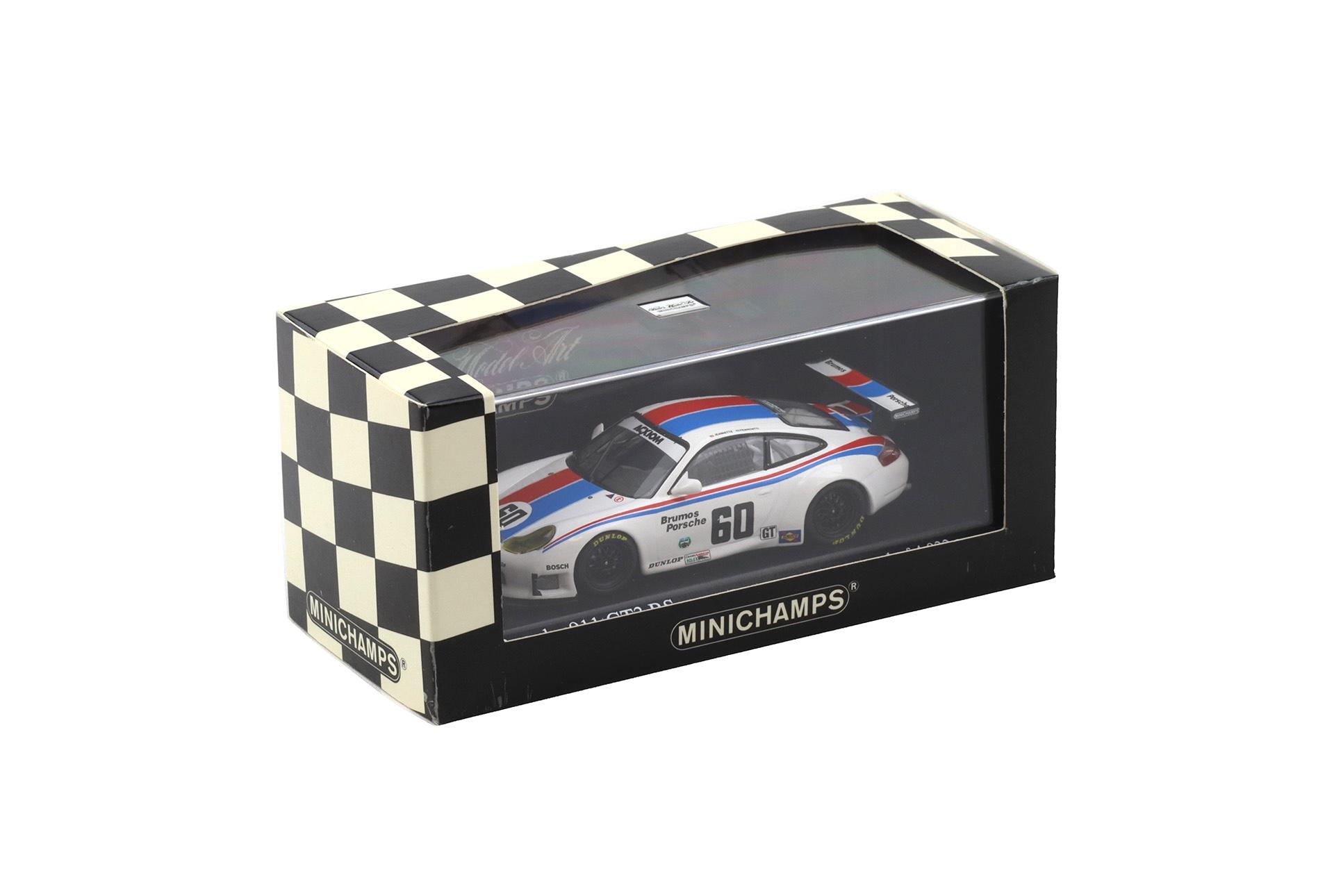 1:43 Minichamps Porsche 911 996 GT3 RS Barber Park 250 2004 Jeannette/ Franchitti #60