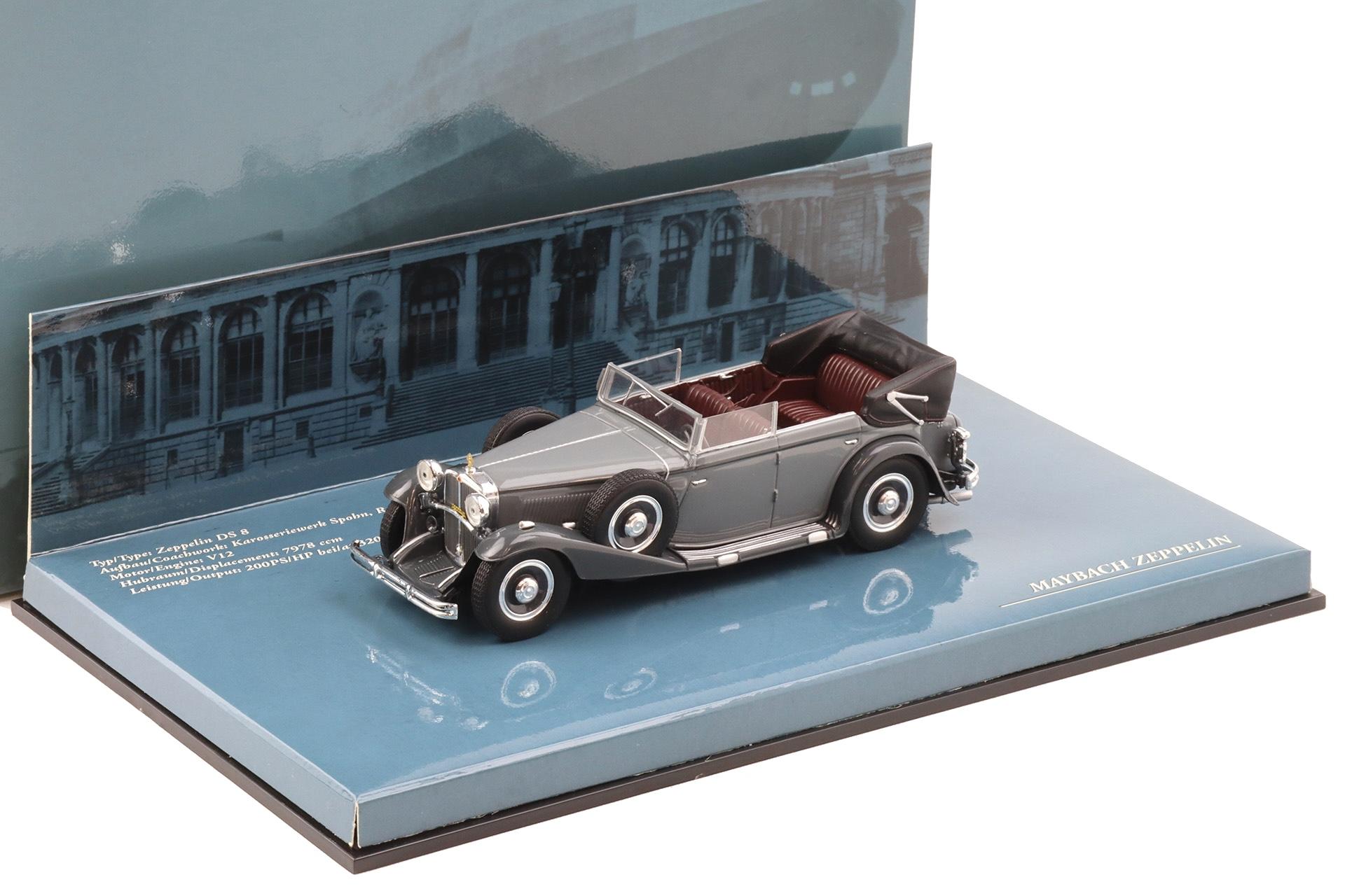 1:43 Minichamps Maybach Zeppelin open top grey